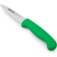Coltello Mondador Arcos Colore - Prof 290021 acciaio inox Nitrum e mango Polipropilene ergonomico verde e lama 8 cm.