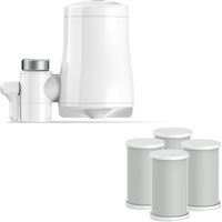 Tappwater EcoPro Filtro grifo cocina con nanofiltración avanzada 5 etapas I Pack anual