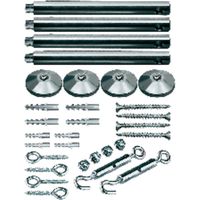 Paulmann 17834 Niedervolt-Seilsystem-Komponente Spann-Montageset Chrom