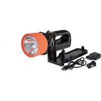 AccuLux UniLux 7 linterna negra y naranja potente