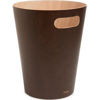 Umbra Woodrow Cestino della spazzatura, capacità 7,5 L, Faggio Europeo, Espresso