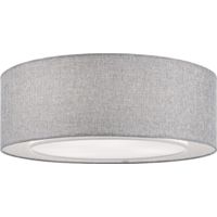 Bergamo Plafonnier Cylindrique Flush Chrome, 3 Lumières, E27