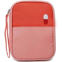 Trousse à pharmacie portable, petite trousse à pharmacie portable pour usage domestique, trousse de premiers secours,Petit rose