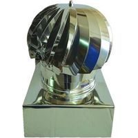 FUMAIOLO TESTA RADIANTE GIREVOLE CM 52 x 52 IN ACCIAIO INOX FERR 157780