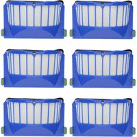 6 Pack Replacement Filters for iRobot Roomba 600 605 610 620 630 650 660 Vacuum Cleaner