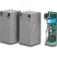 Batterie pour motorisation de portail 12V – Kit avec 2 batteries et carte électronique de gestion – Compatible BFT ZARA, THALIA L et P