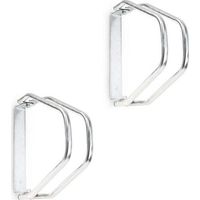 2 Pack Support pour vélos Eddy Support mural Montage rapide & facile Avec étrier de maintien