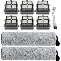 Kit de 9 Pièces de Rechange pour Serpillière à Vapeur, Pads Lavables pour Aspirateur-Balai