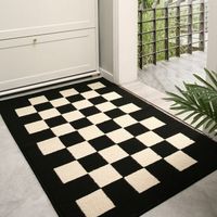 Felpudo de interior, antideslizante, absorbente de agua y antimanchas, para entrada y patio, 80 x 120 cm, de DEBUNS