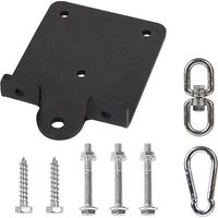 Supporto per sacco da boxe resistente, ganci a parete per sacchi di sabbia da allenamento, trave di montaggio a soffitto girevole a 360°.