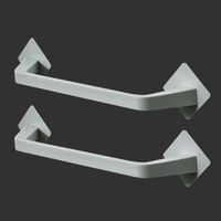 Porte-serviettes sans perforation, rangement sanitaire pour WC et bain