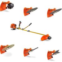 Airus 620 - Decespugliatore Multifunzione a scoppio 6 in 1 Motore 2 Tempi con 3 Dischi 2 Lame e Tesina batti e vai
