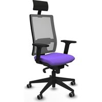 piqueras-y-crespo Horna Chaise de bureau noir confortable