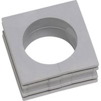 Icotek KT 23 Passacavo scanalato Ø (max.) 24 mm Gomma Grigio 1 pz.