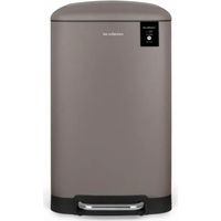 poubelle inconnu a pedal 30L acero inoxidable taupe
