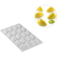 Stampo silicone Quenelle 10 multiporzione Silikomart