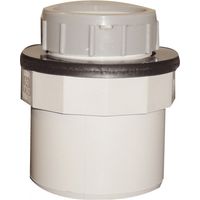 Graue PVC-Anschlussendkappe Girpi