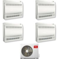 TCL Climatizzatore Quadri Split Console 9+12+18+18 con MT4250 Inverter R-32 Classe A++