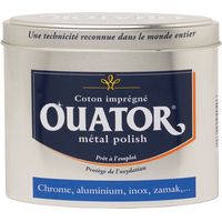 Polisseur de métaux 75 g – Rénove et polit chromes et aluminium – Enlève rouille et bleuissement – Éclat sans silicone – Ouator