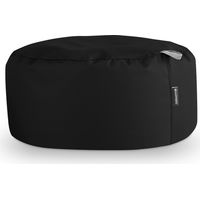 Pouf Rond Similicuir Outdoor Noir Happers Noir