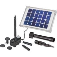 Esotec Sistema de bomba solar negro para estanque de jardín