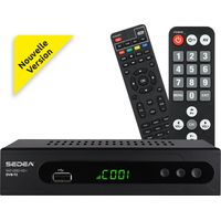 Sedea – Récepteur TNT HD DVB-T2 – Décodeur numérique terrestre – Enregistreur PVR Ready – Sorties HDMI et Péritel – Compatible DVB-T2 H265/HEVC - SNT-2002-HD