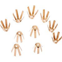 Convient pour 20 entretoises d'adaptation universelles en laiton, compatibles avec les adaptateurs d'entretoise de tige de 0,335 pouce, pour les accessoires de tige de club.