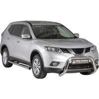 Pare-buffle Avant pour Nissan X-Trail 2015-2017 76 mm en Acier Gris