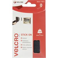 VELCRO® VEL-EC60225 Klettband zum Aufkleben Haft- und Flauschteil (L x B) 500 mm x 20 mm Schwarz 0.5