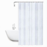 Tenda Per Doccia Vasca Da Bagno Effetto 3d A Nido D'ape 180x200cm 12 Ganci 87601