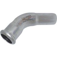 Coude Inox 45° à Sertir Flexibilité Et Résistance Inox - Raccorderie Metalliche