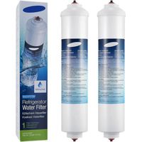 Longziming – Lot de 2 filtres à eau d'origine pour réfrigérateurs Samsung – Élimination des impuretés – Installation facile sans outils – Code DA29-10105J