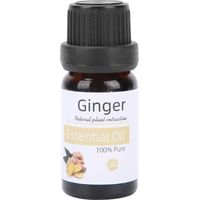 Huile essentielle de gingembre 10ml nourrissante, apaisante, éclatante pour massage et aromathérapie.
