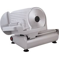 Silva-Homeline AS 520 - Affettatrice multiuso, 150 Watt, in metallo di alta qualità, lama universale in acciaio inox, regolazione continua (spessore di taglio 0-15 mm)