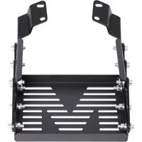 Compatible avec les motos Y15 : porte-bagages arrière coulissant et mobile de type M, support de top-case télescopique, porte-bagages arrière mobile noir