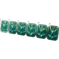 Selbstklebender Wandhaken ohne Bohren, Hakenleiste aus Kunststoff, stark, spurlos aufhängbar, für Tür, Wand oder Küche, grün