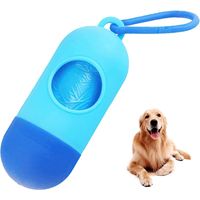 Distributeur de sacs à déjections canines, distributeur de sacs à déjections pour chiots, distributeur portable de sacs à déjections canines pour les promenades de chiens-AquaForge