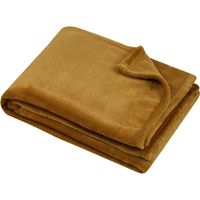 Plaid 130 x 160 cm Confort camel