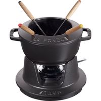Set Fonduta Gourmet 16 cm Nero in Ghisa