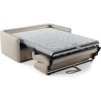 mondo MYKONOS Schlafsofa Leinen 185x104 cm