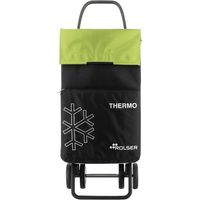 Kinderwagen 4 Räder Thermo Fresh Schwarz Grün Apfel - Rolser