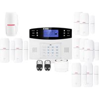 Evolution Plus, système d'alarme sans fil connectée WIFI / GSM compatible Androïd et IOS kit 10 détecteurs