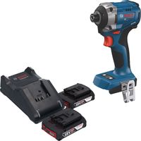 Avvitatore a impatto a batteria Bosch GDR 18V-215 Professional 18 V 215 Nm 1/4" Brushless + 2 batterie da 2,0 Ah + caricabatterie