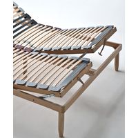 EVERGREENWEB - Rete Matrimoniale 165x200 con Doghe in Legno 2 Alzate Manuali Separate ALZA TESTA e PIEDI Ortopedica Regolatori di Rigidit…, Gambe Smontabili Base Letto da Incasso Rinforzata - OFFERTA