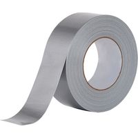 Ruban adhésif en tissu argenté, résistant, étanche, sans résidus, adhésif simple face pour système de canalisation, longueur 10m, largeur 60mm/2,4 pouces