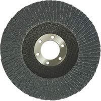 Disque à lamelles 125mm grain 80 conique Zirconium plateau fibre Speedo/Flex - Flexovit
