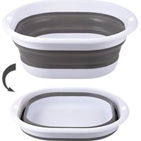 Bol Pliable - 2,7 L - Pour Camping Cuisine Maison Extérieur - Gris