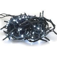 Lucciole a led bianco freddo per uso interno/esterno con gioco luci - Specifiche: 120 led - mt.3 + 9