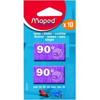 MAPED, BLISTER DE 10 LAMES DE COUPE 90° POUR MATCUTTER ET ADVANCED MATCUTER 099093