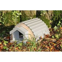 Abri à hérissons en bois